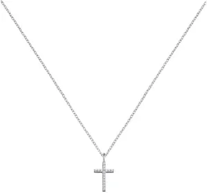 Engelsrufer Silberhalskette Kreuz mit Zirkonen ERN-LILCROSS-ZI