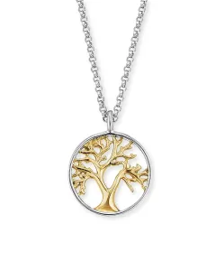 Engelsrufer Silberne Bicolor Halskette Glocke Baum des Lebens ERN-LILTREE-BIG (Halskette, Anhänger)