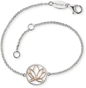 Engelsrufer Silbernes Armband mit einer Lotusblüte ERB-LILLOTUS-BI