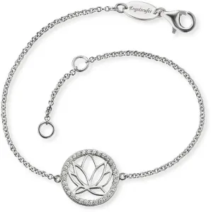 Engelsrufer Silbernes Armband mit einer Lotusblüte ERB-LOTUS-ZI