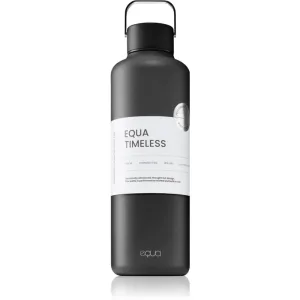 Equa Timeless Wasserflasche aus rostfreiem Stahl Farbe Dark 1000 ml