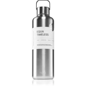 Equa Timeless Wasserflasche aus rostfreiem Stahl Farbe Steel 1000 ml