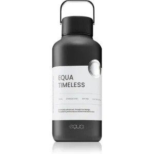 Equa Timeless Wasserflasche aus rostfreiem Stahl klein Farbe Dark 600 ml