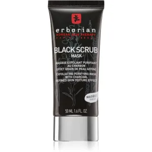 Erborian Peeling-Reinigungsmaske mit Kohlepulver Black Scrub Mask (Exfoliating Purifying Mask) 50 ml