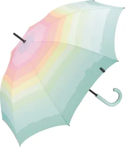 Esprit Damen Stock-Regenschirm Rainbow Dawn Long AC aquasplash 58601