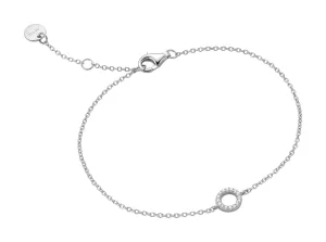 Esprit Elegantes Silberarmband mit Kreis ESBR01661117