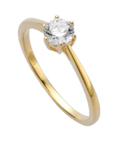 Esprit Vergoldeter Ring mit Zirkonia Sohle ESRG013912 53 mm