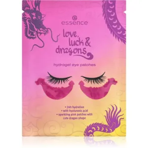 Essence love, luck & dragons feuchtigkeitsspendende Gel-Maske für den Augenbereich 2 St