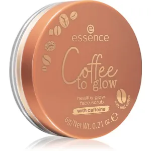 Essence Coffee to glow Geschmeidigmachendes Gesichtshautpeeling Farbton 01 Never stop grinding! 6 g