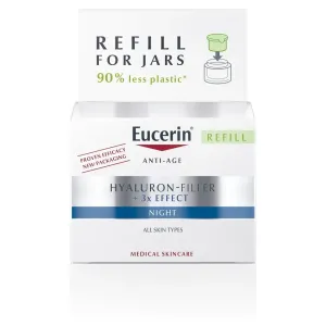 Eucerin Ersatz-Nachfüllung für Nachtcreme gegen Hautalterung Hyaluron-Filler 3x EFFECT 50 ml