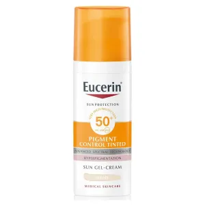 Eucerin Schützende, tonisierende Gel-Gesichtscreme SPF 50+ Pigment Control Tinted (Sun Gel-Cream) 50 ml Light