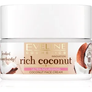 Eveline Cosmetics Rich Coconut Ultra Feuchtigkeit spendende Creme tagsüber und nachts 50 ml