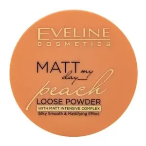 Eveline Matt My Day Peach Loose Powder Puder für einen matten Effekt 6 g