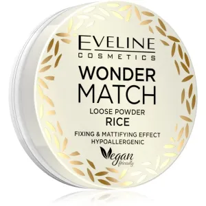 Eveline Wonder Match Loose Powder Rice Puder für eine einheitliche und aufgehellte Gesichtshaut 6 g