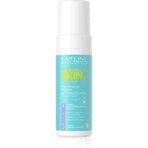 Eveline Cosmetics Perfect Skin .acne Tiefenreinigungsschaum für problematische Haut, Akne 150 ml