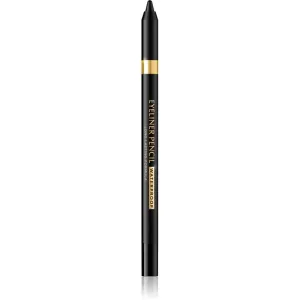 Eveline Cosmetics Eyeliner Pencil Wasserfester Eyeliner Farbton Black 2 g