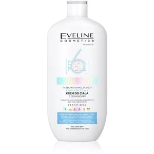 Eveline Cosmetics 6 Ceramides hydratisierende Körpercreme für trockene und sehr trockene Haut ohne Parfümierung 350 ml