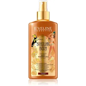 Eveline Cosmetics Brazilian Body feuchtigkeitsspendendes Bodyspray glitzernd 150 ml
