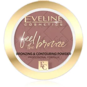 Eveline Cosmetics Feel The Bronze Bräunungs- und Konturpuder Farbton 02 Chocolate Cake 4 g