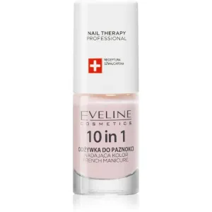 Eveline Cosmetics Nail Therapy 10 in 1 Conditioner für die Fingernägel mit Keratin 5 ml