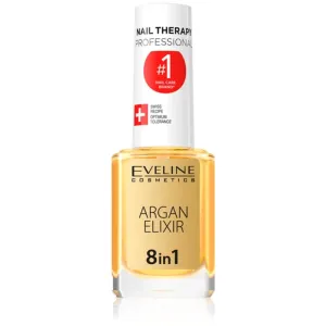 Eveline Cosmetics Nail Therapy Argan Therapy 8 in 1 regenerierendes Elixier Für Nägel und Nagelhaut 12 ml