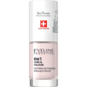 Eveline Cosmetics Nail Therapy Care & Colour Conditioner für die Fingernägel 6 in 1 Farbton French 5 ml