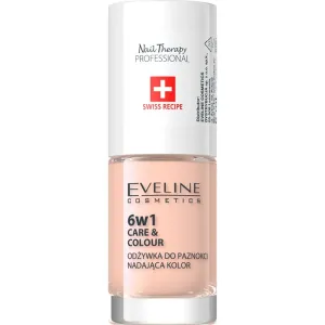 Eveline Cosmetics Nail Therapy Care & Colour Conditioner für die Fingernägel 6 in 1 Farbton Nude 5 ml