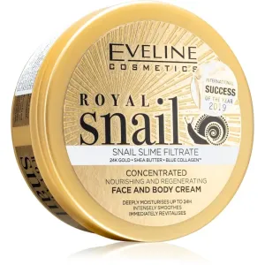 Eveline Cosmetics Royal Snail intensiv nährende Creme Für Gesicht und Körper 200 ml