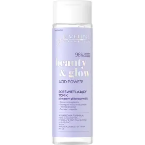 Eveline Cosmetics Beauty & Glow Acid Power! aufhellendes und  feuchtigkeitsspendendes Gesichtswasser 200 ml