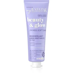 Eveline Cosmetics Beauty & Glow I'm Miss Soft Skin! regenerierende Handcreme mit nahrhaften Effekt 50 ml