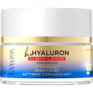 Eveline Cosmetics Bio Hyaluron 3x Retinol System Liftingcreme für Tag und Nacht 50+ 50 ml