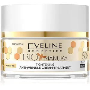 Eveline Cosmetics Bio Manuka festigende und glättende Creme  50+ 50 ml