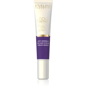 Eveline Cosmetics Gold & Retinol Creme-Serum gegen Falten im Augenbereich 20 ml