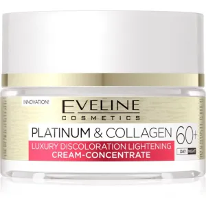 Eveline Cosmetics Platinum & Collagen Tages- und Nachtscreme gegen Falten 60+ 50 ml