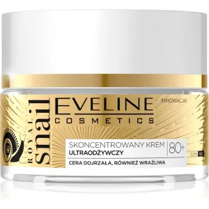 Eveline Cosmetics Royal Snail intensiv nährende Creme gegen tiefe Falten 80+ 50 ml