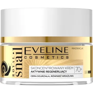 Eveline Cosmetics Royal Snail Intensive Feuchtigkeit spendende und aufhellende Creme tagsüber und nachts 70+ 50 ml