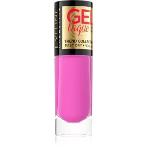 Eveline Cosmetics 7 Days Gel Laque Nail Enamel Gel-Lack für Fingernägel - keine UV/LED Lampe erforderlich Farbton 206 8 ml