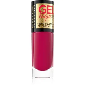 Eveline Cosmetics 7 Days Gel Laque Nail Enamel Gel-Lack für Fingernägel - keine UV/LED Lampe erforderlich Farbton 207 8 ml