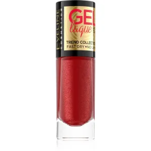 Eveline Cosmetics 7 Days Gel Laque Nail Enamel Gel-Lack für Fingernägel - keine UV/LED Lampe erforderlich Farbton 208 8 ml