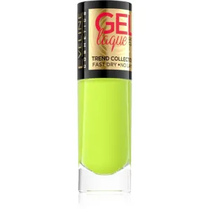 Eveline Cosmetics 7 Days Gel Laque Nail Enamel Gel-Lack für Fingernägel - keine UV/LED Lampe erforderlich Farbton 218 8 ml