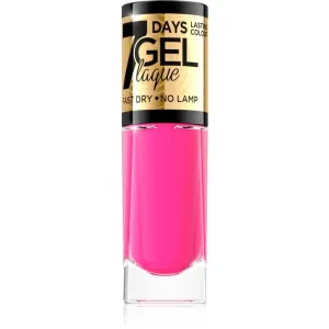 Eveline Cosmetics 7 Days Gel Laque Nail Enamel Gel-Lack für Fingernägel - keine UV/LED Lampe erforderlich Farbton 48 8 ml