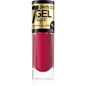 Eveline Cosmetics 7 Days Gel Laque Nail Enamel Gel-Lack für Fingernägel - keine UV/LED Lampe erforderlich Farbton 49 8 ml #1069720