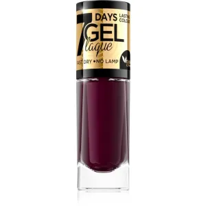 Eveline Cosmetics 7 Days Gel Laque Nail Enamel Gel-Lack für Fingernägel - keine UV/LED Lampe erforderlich Farbton 52 8 ml