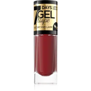 Eveline Cosmetics 7 Days Gel Laque Nail Enamel Gel-Lack für Fingernägel - keine UV/LED Lampe erforderlich Farbton 55 8 ml