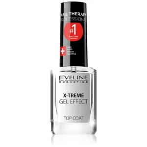 Eveline Cosmetics Nail Therapy X-treme Gel Effect Deckender-Nagellack für höheren Glanz 12 ml