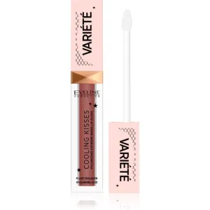 Eveline Cosmetics Variété Cooling Kisses Hydratisierendes Lipgloss mit kühlender Wirkung Farbton 04 Candy Girl 6,8 ml