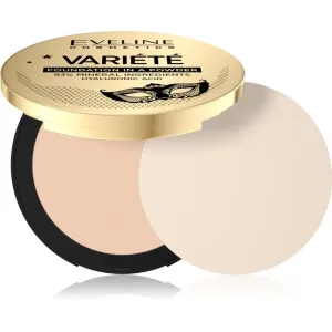 Eveline Cosmetics Variété mineralischer Kompaktpuder mit einem  Applikator Farbton 01 Light 8 g