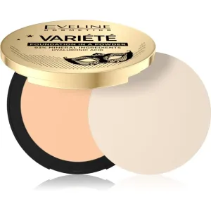 Eveline Cosmetics Variété mineralischer Kompaktpuder mit einem Applikator Farbton 02 Natural 8 g