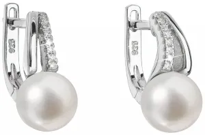 Evolution Group Silber Ohrringe mit echten Flussperlen 21025.1