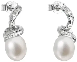 Evolution Group Silber Ohrringe mit echten Perlen 21035.1